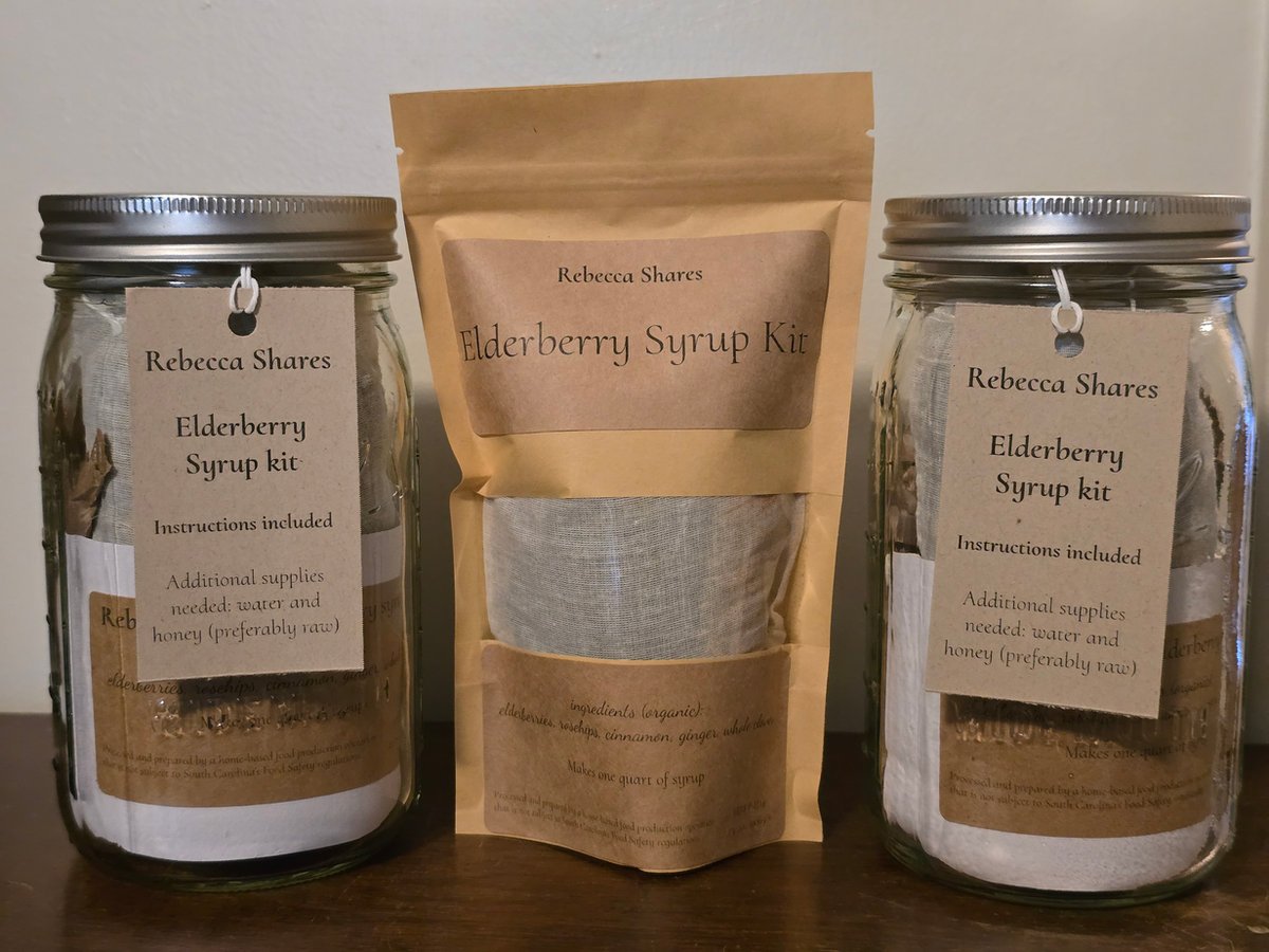 Elderberry syrup kits, $24